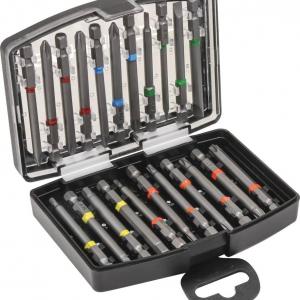 Coffret 22 embouts 75mm a code couleur