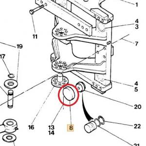 Frein de pelle déportable  CASD71729