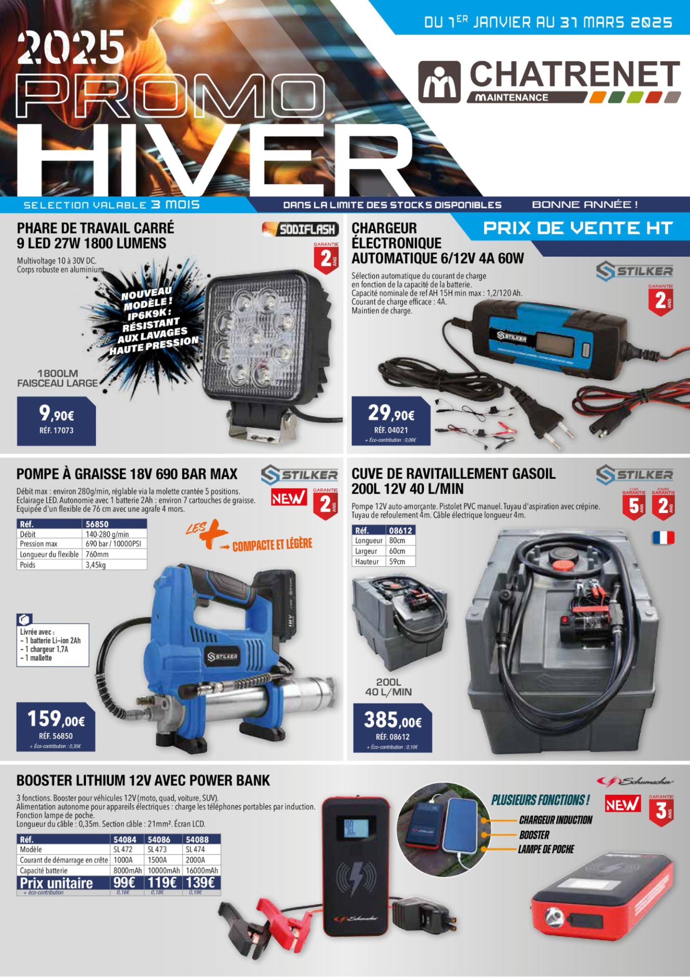 Promotion hiver magasin Chatrenet